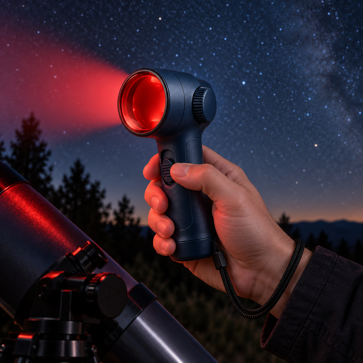 Adjustable Red Observation Light — feature