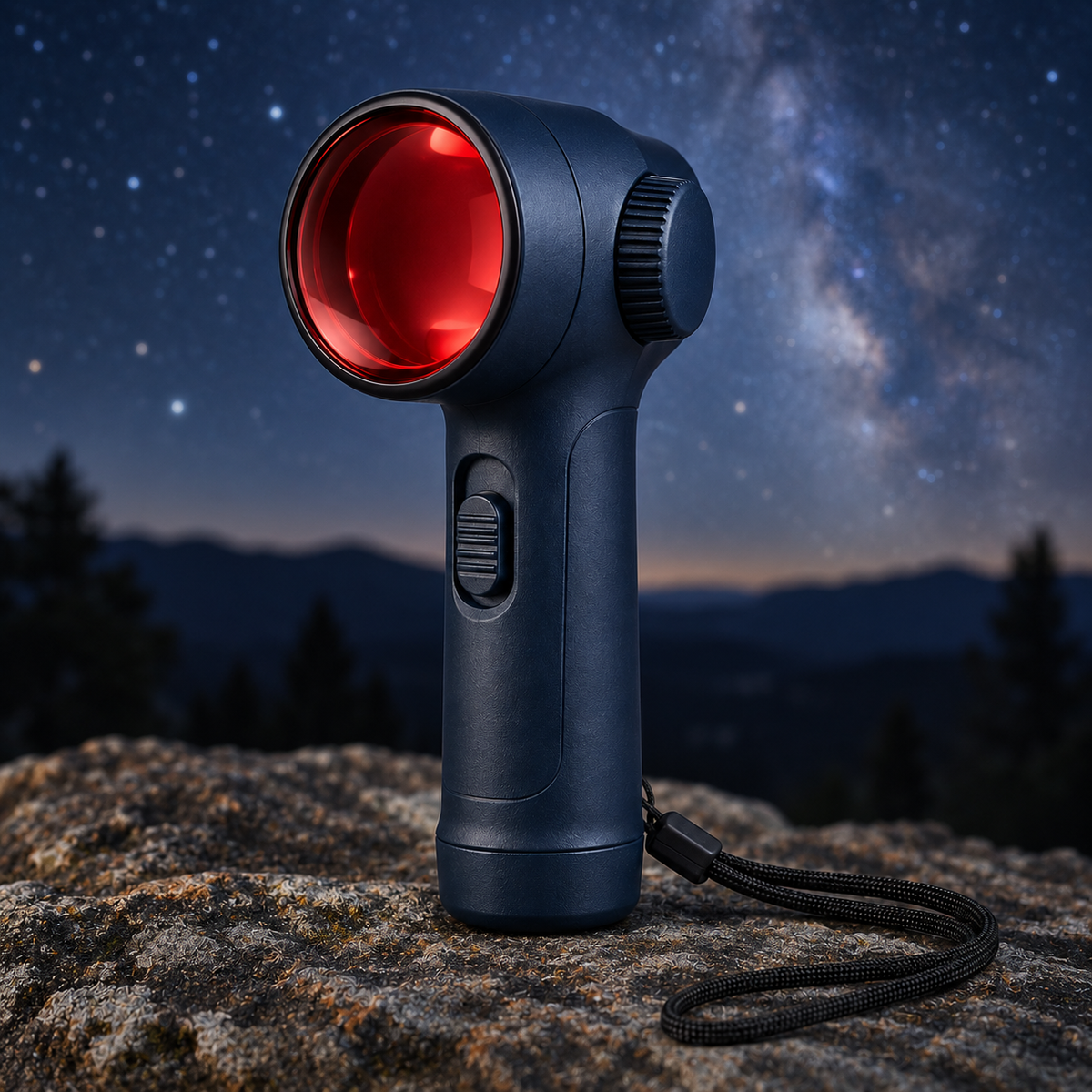 Adjustable Red Observation Light — detail