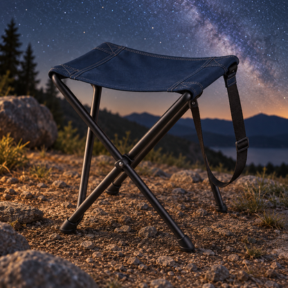 Folding Observation Stool — lifestyle