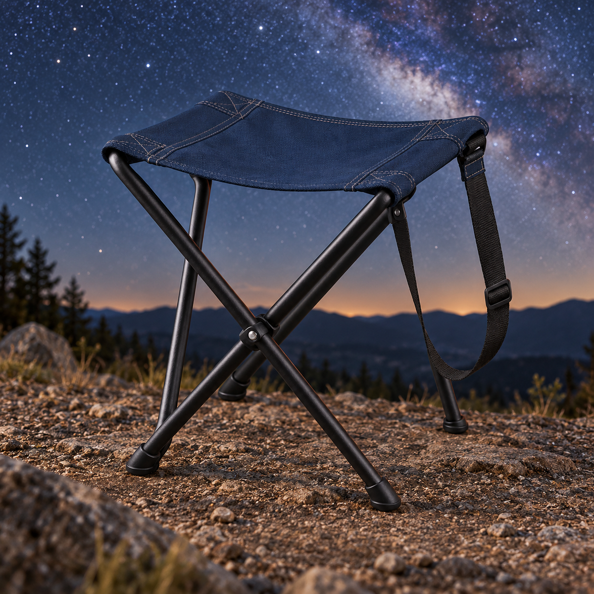 Folding Observation Stool — overview