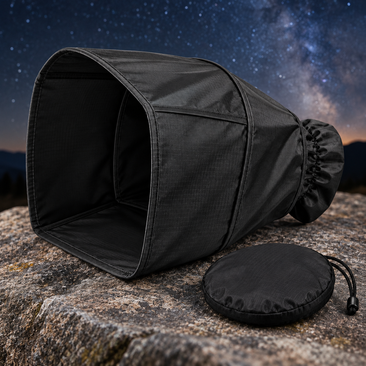 Portable Observation Light Shield — detail