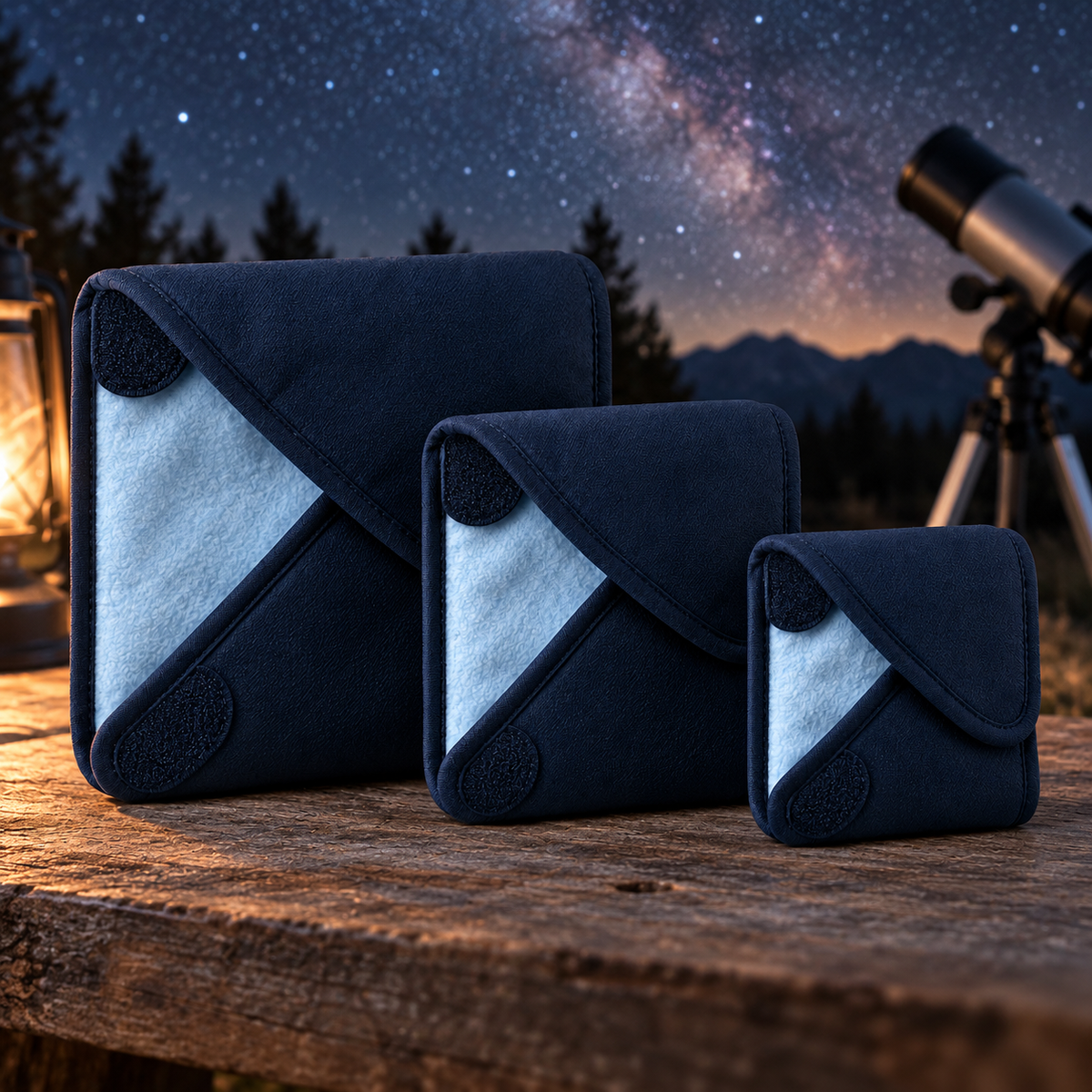 Padded Lens Wrap Set — 3 Piece — lifestyle
