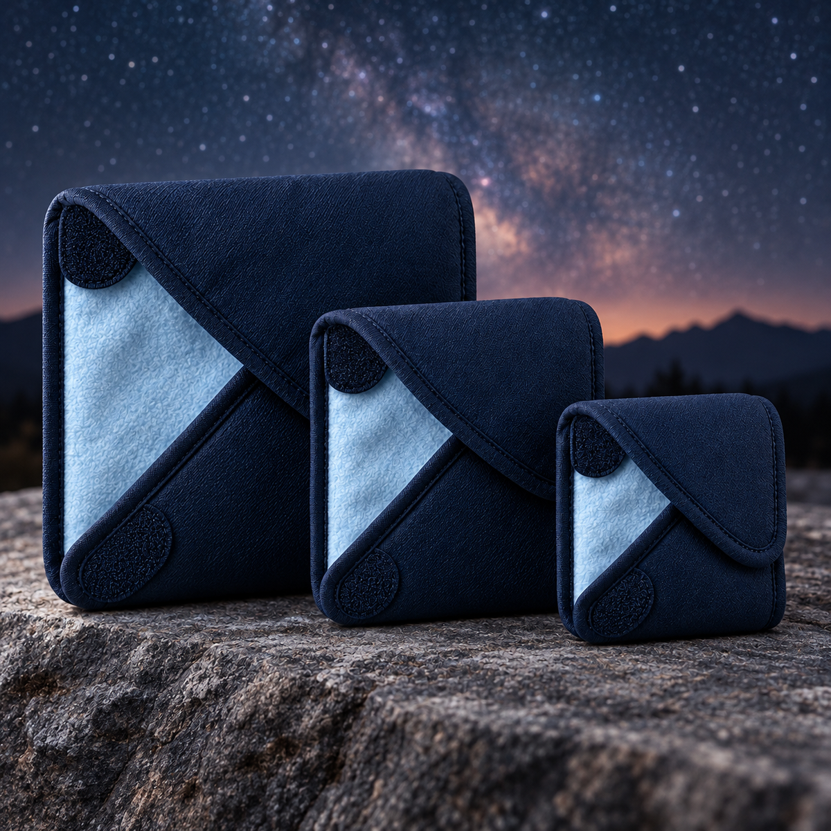 Padded Lens Wrap Set — 3 Piece — detail