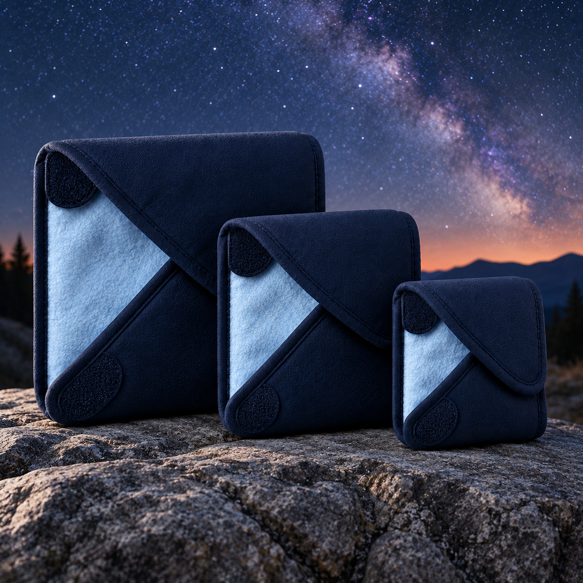 Padded Lens Wrap Set — 3 Piece — overview